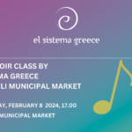 Kypseli Municipal Market hosts an open choir class by El Sistema Greece